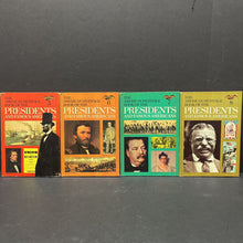 Load image into Gallery viewer, The American Heritage Book of the Presidents and Famous Americans Vol. 1-12 Box Set (Notable Person) (Vintage Collectible 1967) -hardcover educational
