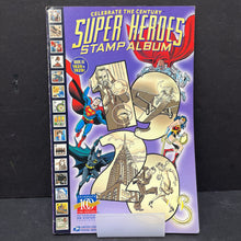 Load image into Gallery viewer, Celebrate the Century: Super Heroes Stamp Album #3 (Dec. 1998) (Vintage Collectible) (DC Comics) -paperback comics
