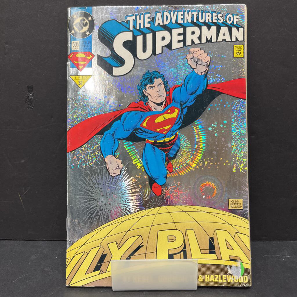 The Adventures of Superman #505 (Oct. 1993) (DC Comics) (Vintage Collectible) -paperback comics