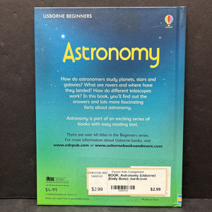 Astronomy (Usborne) (Emily Bone) -hardcover educational