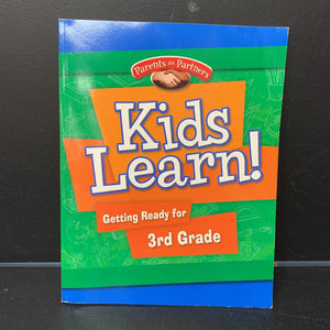 Kids Learn! Getting Ready for 3rd Grade -workbook