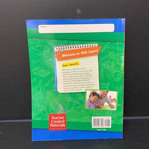 Kids Learn! Getting Ready for 3rd Grade -workbook