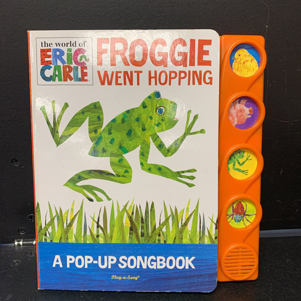 Froggie Went Hopping (Eric Carle) -sound pop up – Encore Kids Consignment