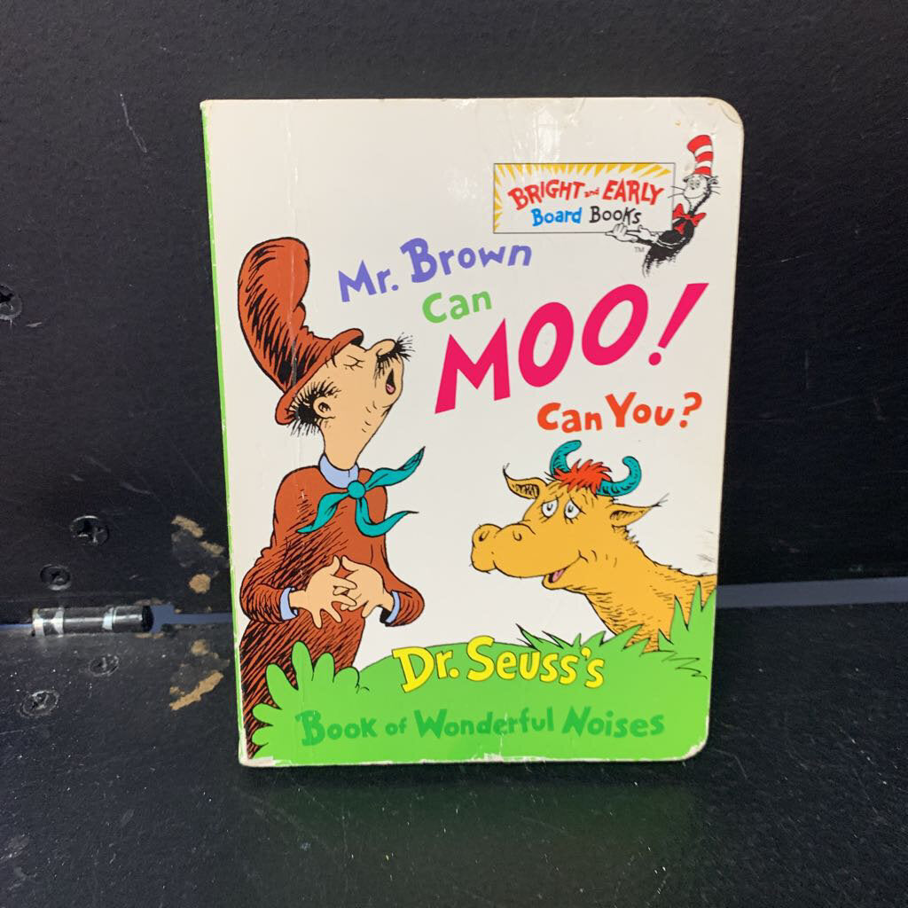 Mr. Brown Can Moo! Can You? -dr seuss board