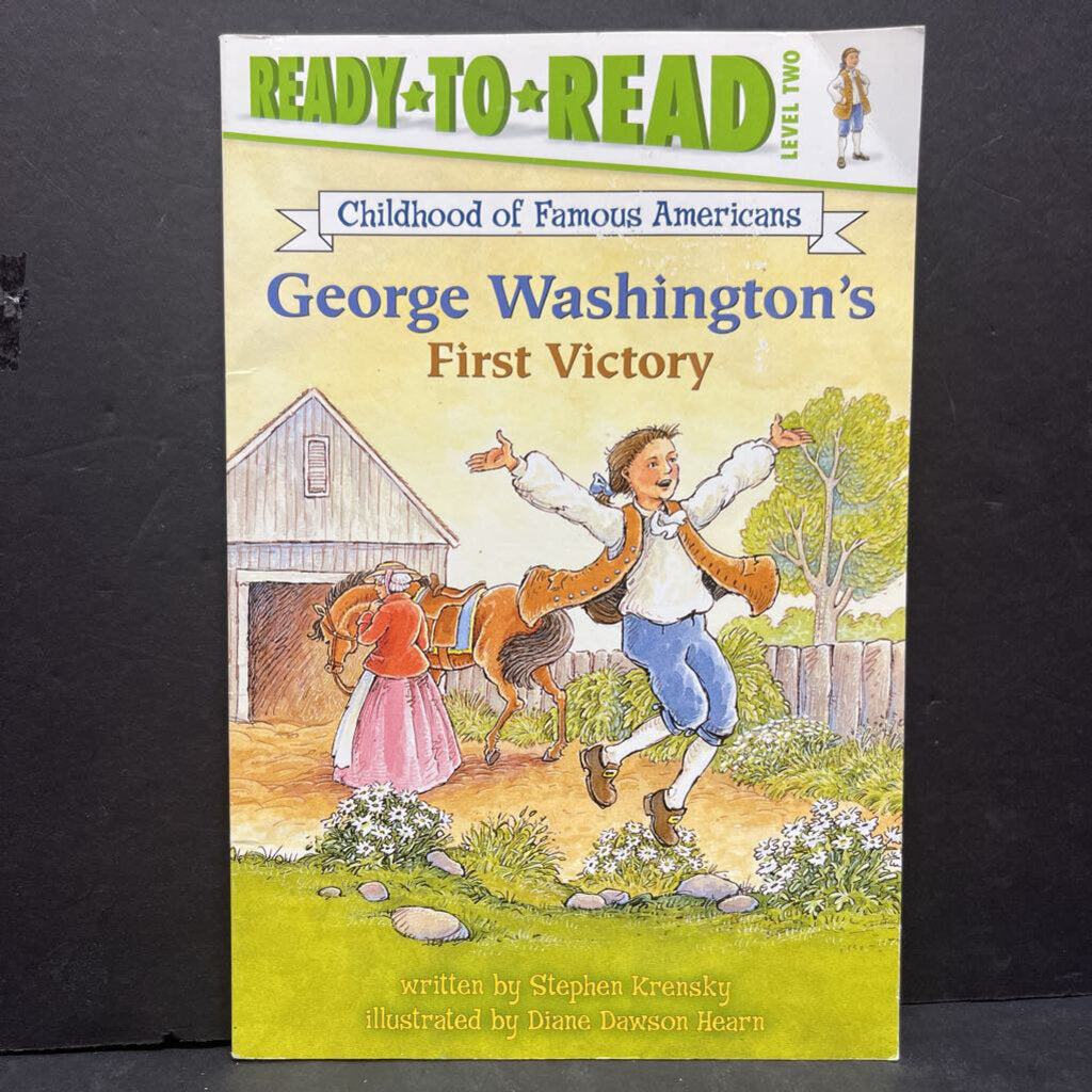 George Washington's First Victory (Ready to Read Level 2) (Childhood of Famous Americans) (Notable Person) -educational reader