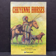 Load image into Gallery viewer, Cheyenne Horses (Harcourt) (Kay Livorse) -educational reader
