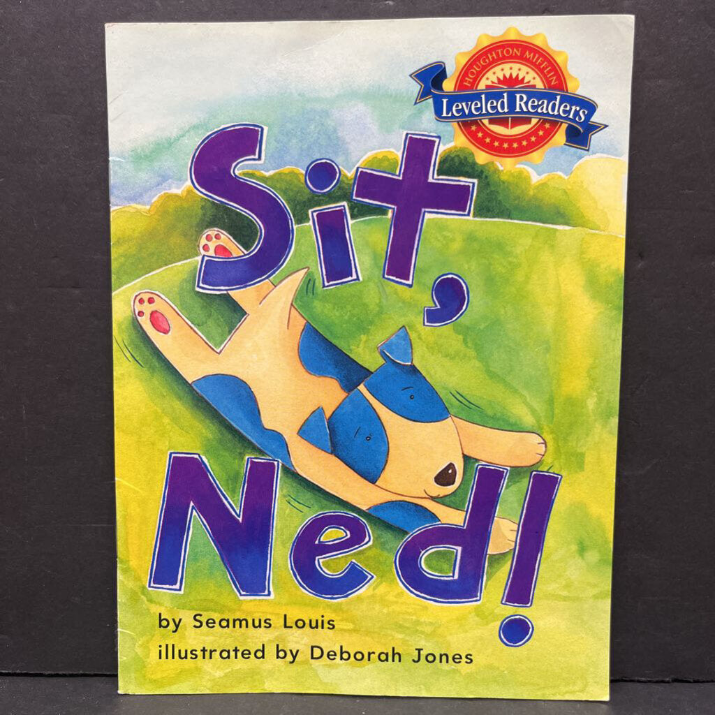 Sit, Ned! (Houghton Mifflin Leveled Readers Level 1) -reader