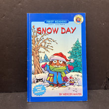 Load image into Gallery viewer, Snow Day (Mercer Mayer) (Little Critter) (Level 1) -character reader
