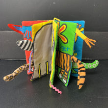 Load image into Gallery viewer, &quot;Jungly Tails&quot; Sensory Soft Book
