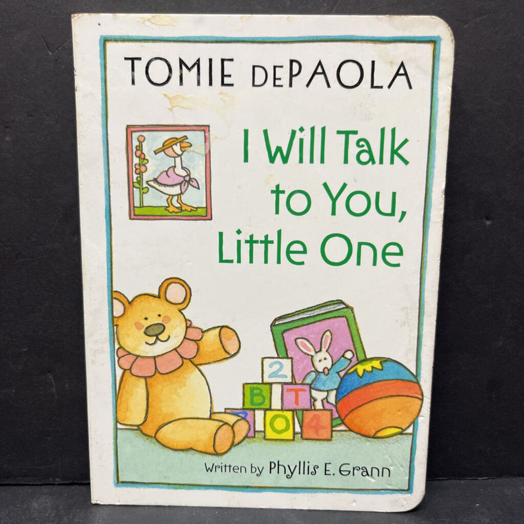 I Will Talk to You, Little One (Tomie dePaola & Phyllis E. Grann) -board