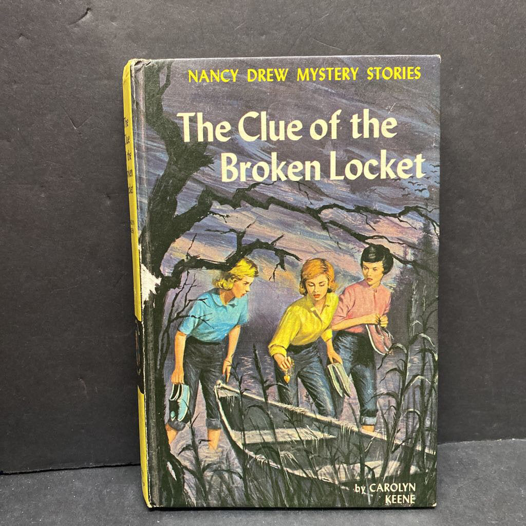 The Clue of the Broken Locket (Nancy Drew) (Carolyn Keene) -hardcover series (Vintage Collectible 1971)