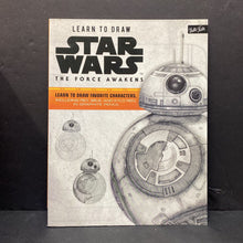 Load image into Gallery viewer, Learn to Draw Star Wars The Force Awakens (Russell Walks) -paperback character activity
