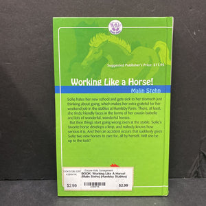 Working Like A Horse! (Malin Stehn) (Humleby Stables) -hardcover series