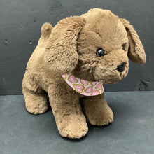 Load image into Gallery viewer, Dog w/Heart Bandana Plush
