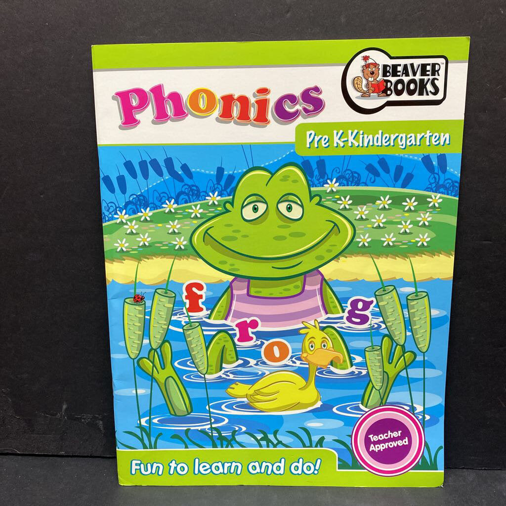 Phonics Pre K-Kindergarten (Beaver Books) -workbook