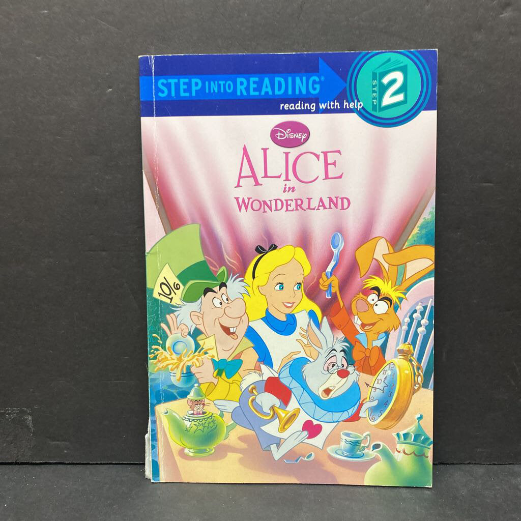 Alice In Wonderland (Step Into Reading Level 2) (Disney) -character reader