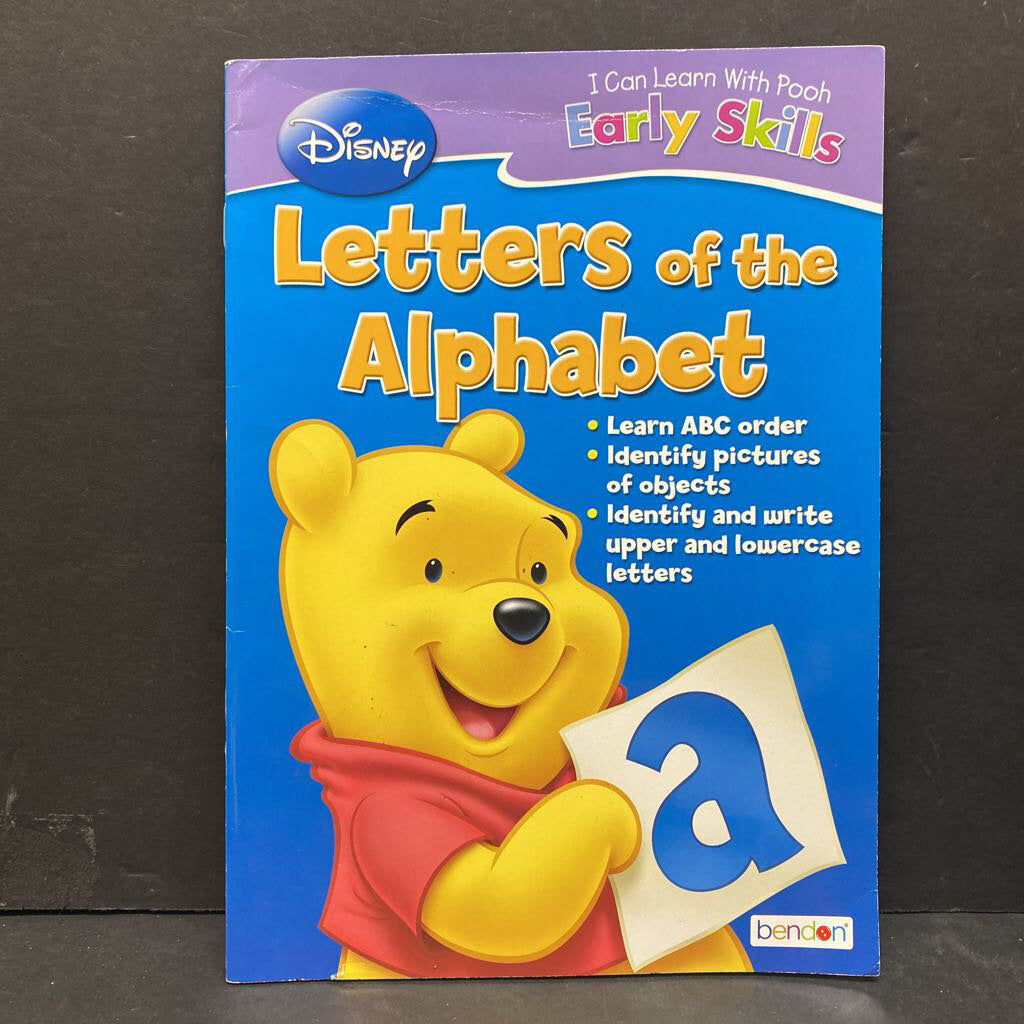 Letters of the Alphabet (Disney Pooh & Friends) (Bendon) -workbook
