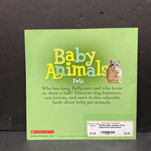 Load image into Gallery viewer, Baby Animals: Pets -paperback educational
