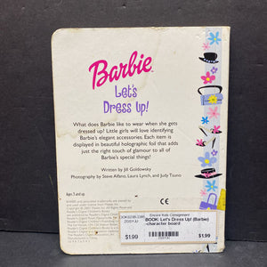 Let's Dress Up! (Barbie) -character board