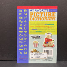Load image into Gallery viewer, My Favorite Picture Dictionary w/ Stickers -paperback activity educational
