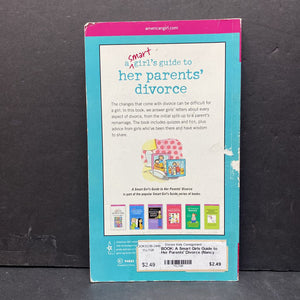 A Smart Girls Guide to Her Parents' Divorce (Nancy Holyoke) (American Girl) -paperback