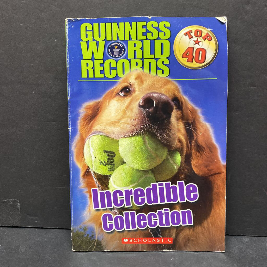 Guinness World Records Top 40 Incredible Collection (Laurie Calkhoven) -paperback record educational