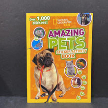 Load image into Gallery viewer, Pets Sticker Activity Book (National Geographic Kids) -paperback activity
