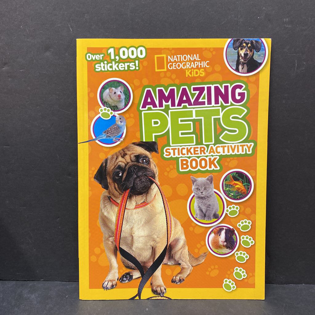 Pets Sticker Activity Book (National Geographic Kids) -paperback activity