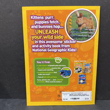 Load image into Gallery viewer, Pets Sticker Activity Book (National Geographic Kids) -paperback activity
