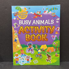 Load image into Gallery viewer, Busy Animals Activity Book -paperback activity
