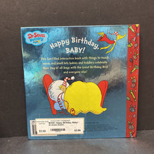 Load image into Gallery viewer, Happy Birthday, Baby! -dr.seuss board
