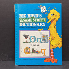 Load image into Gallery viewer, Big Bird&#39;s Sesame Street Dictionary Vol. 6 (Vintage Collectible 1981) -hardcover educational
