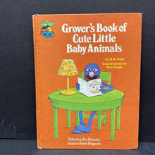 Load image into Gallery viewer, Grover&#39;s Book of Cute Little Baby Animals (Jim Henson&#39;s Sesame Street Muppets) (Sesame Street Book Club) (B.G. Ford) (Vintage Collectible 1980) -hardcover character
