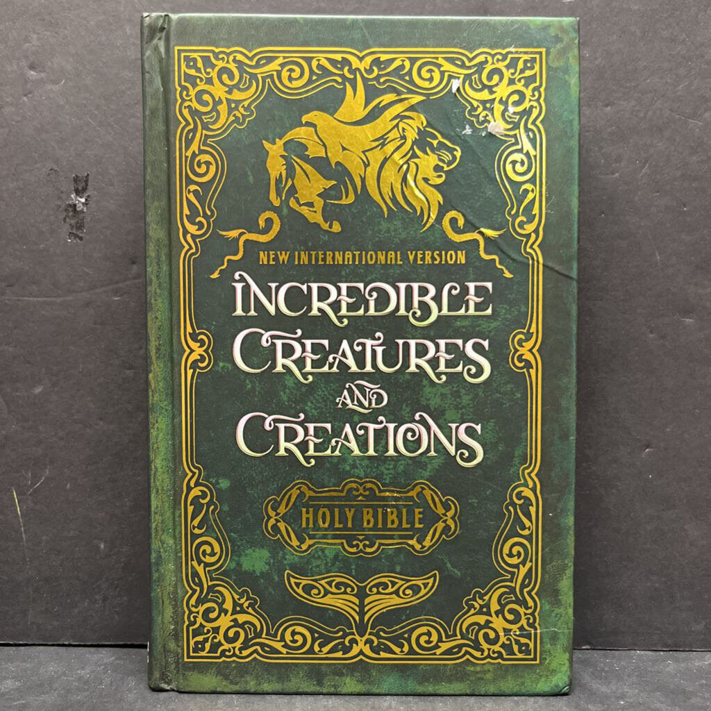 Incredible Creatures and Creations Holy Bible (New International Version) -hardcover religion