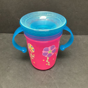 360 Flower Sippy Cup w/Handles