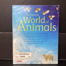 Load image into Gallery viewer, The Usborne World of Animals (Susanna Davidson) -paperback educational
