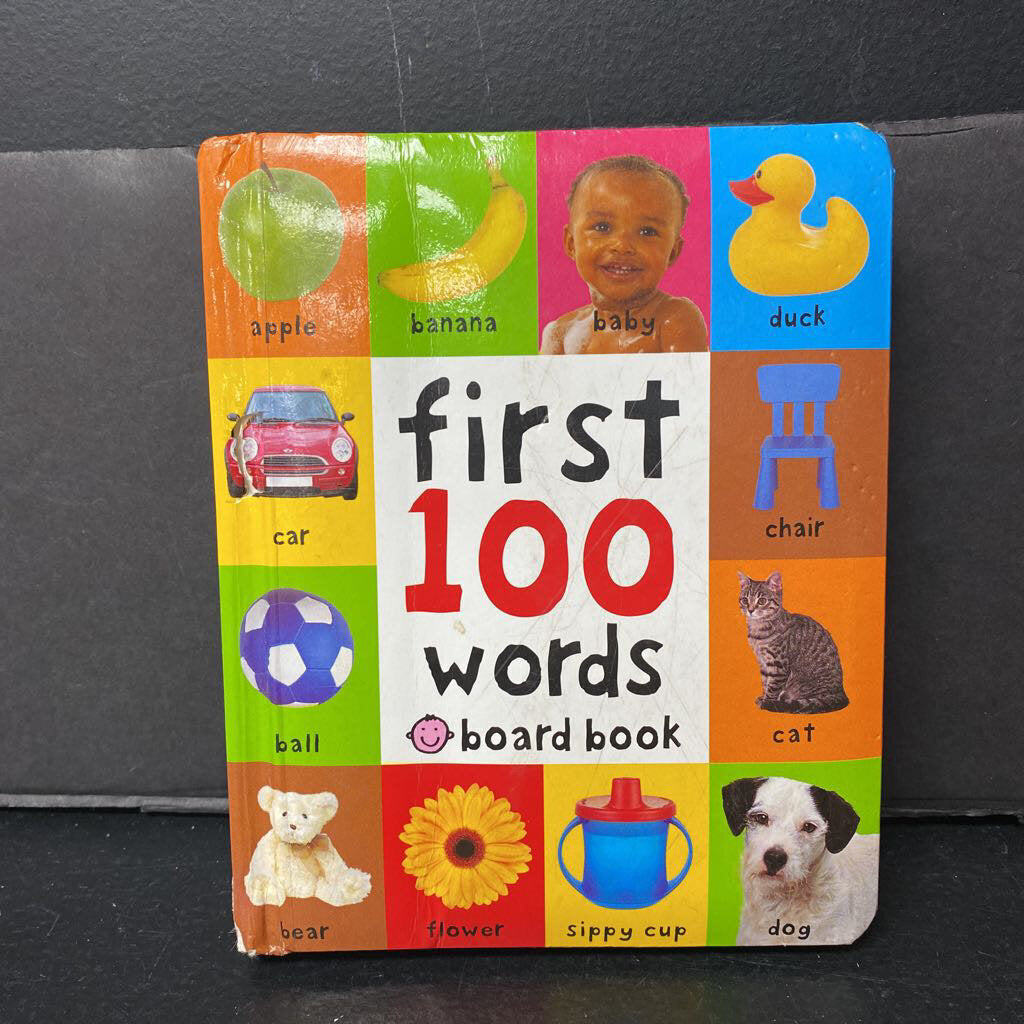 First 100 Words (Roger Priddy Baby) -educational board