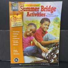 Load image into Gallery viewer, Summer Bridge Activities Grades 4 -5 -workbook
