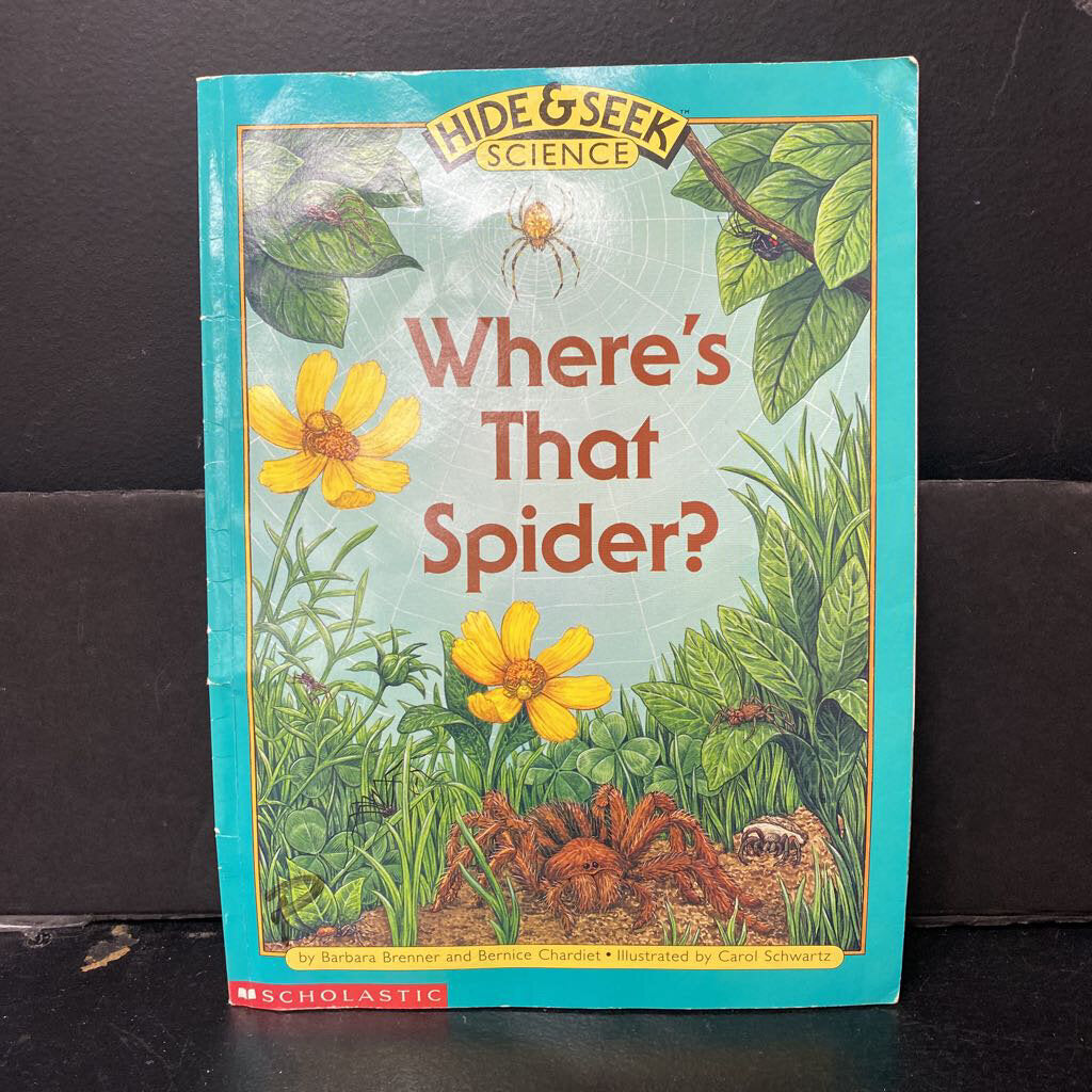 Where's That Spider? (Bernice Chardiet) (Hide & Seek Science) -paperback educational