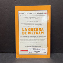 Load image into Gallery viewer, La Guerra de Vietnam (Steven Otfinoski) (In Spanish) (Notable Event) -paperback educational
