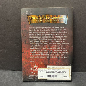 At World's End (Disney Pirates of the Caribbean) (T.T. Sutherland) -paperback novelization