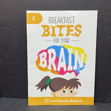 Load image into Gallery viewer, Breakfast Bites for Your Brain (Grade K) -workbook
