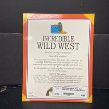 Load image into Gallery viewer, Incredible Snap Shot: Wild West (DK) (Notable Event) -paperback educational
