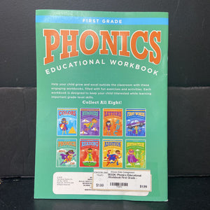 Phonics Educational Workbook First Grade -workbook