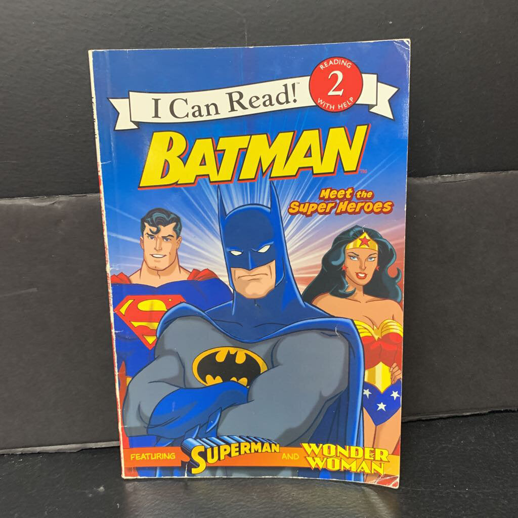 Batman: Meet the Superheroes (I Can Read Level 2) (DC Comics) -character reader