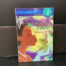 Load image into Gallery viewer, The Princess and the Frog: Kiss the Frog (Step Into Reading Level 2) (Disney Princess) -character reader

