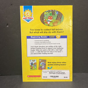 Fox and the Leaves (Just Right Leveled Readers Level C) (Liza Charlesworth) -reader