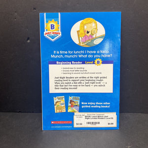 Lunch Munch (Just Right Leveled Readers Level B) (Liza Charlesworth) -reader