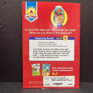 The Best Pet (Just Right Leveled Readers Level A) (Liza Charlesworth) -reader