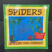 Load image into Gallery viewer, Spiders (Gail Gibbons) -paperback educational
